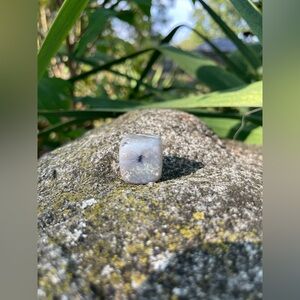 Flower Agate Cube